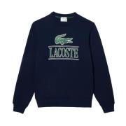 Vintage 3D Print Unisex Sweatshirt Lacoste , Blue , Heren