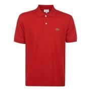 Rode Polo Shirt voor Heren Lacoste , Red , Heren