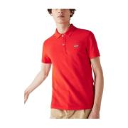 Rood Slim Fit Polo Shirt Lacoste , Red , Heren