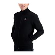 Sweater met rits le coq sportif , Black , Heren