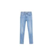 Hoge taille skinny jeans met hartdetail Levi's , Blue , Dames