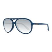 Blauwe Aviator Zonnebril voor Heren Longines , Blue , Heren