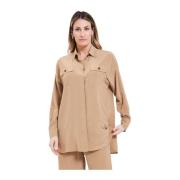 Panfilo Blouse Max Mara , Brown , Dames