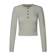 Long Sleeve Tops Michael Kors , White , Dames