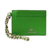 Portemonnee/kaarthouder Michael Kors , Green , Dames