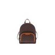 Stijlvolle Jaycee Canvas Rugzak Michael Kors , Brown , Dames