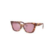 MU 02Zs 11Q50D Zonnebril Miu Miu , Brown , Dames