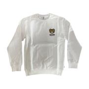 Witte Pail Innerlijke New Bear Sweatshirt Moschino , White , Heren