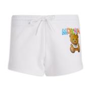 Stijlvolle Shorts voor Vrouwen Moschino , White , Dames