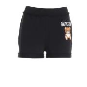 Teddy Bear Shorts Moschino , Black , Dames