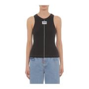 Donna Top Patroon Moschino , Black , Dames