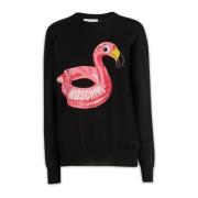 Stijlvolle Dames Sweatshirt Moschino , Black , Dames