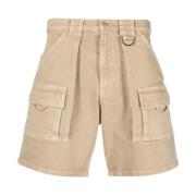 Bruine Cargo Shorts Moschino , Brown , Heren