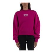 Stijlvolle Sweatshirt voor Vrouwen Moschino , Pink , Dames