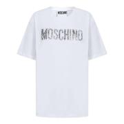 Stijlvolle T-shirts Moschino , White , Dames