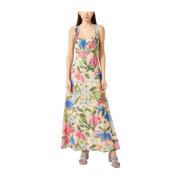 Maxi Jurk NAF NAF , Multicolor , Dames