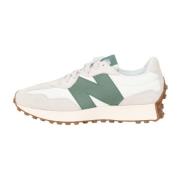 Casual Herensneakers van Suède en Mesh New Balance , White , Heren