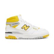 Wit/Geel High-Top Sneakers New Balance , White , Heren