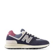 Suede en Leren Sneakers New Balance , Blue , Heren