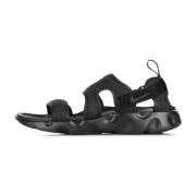 Zwarte Sandaal - Streetwear Collectie Nike , Black , Dames