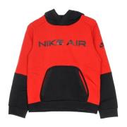 Rood/Zwart Air Hoodie Nike , Red , Dames