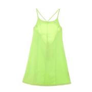 Icon Clash Jurk - Lime Glow/Barely Green Nike , Green , Dames