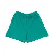 Jacquard Shorts met Hoge Taille Nike , Green , Dames