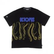 Blurred Tee Heren T-shirt Octopus , Black , Heren