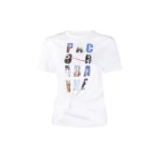 Stijlvol en comfortabel P100 dames T-shirt Paco Rabanne , White , Dame...