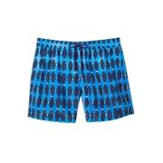 Blauwe Zwemshorts met Diamantprint Paul Smith , Blue , Heren