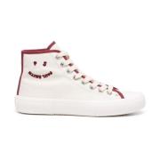 Hoge Off White Sneakers Paul Smith , White , Dames