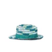 Turquoise Space Dye Trilby Hat Paul Smith , Green , Dames