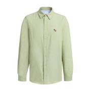 Groen Geborduurd Overhemd voor Stijlvolle Mannen Paul Smith , Green , ...