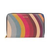 Leren portemonnee met logo Paul Smith , Multicolor , Dames