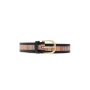 Leren Riem Paul Smith , Black , Dames