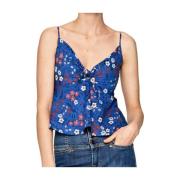 Mouwloze tops Pepe Jeans , Blue , Dames