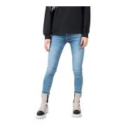 Hoge Taille Skinny Jeans Pepe Jeans , Blue , Dames