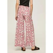 Wide Trousers Pepe Jeans , Red , Dames