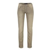 Beige Slim-Fit Denim Jeans Pierre Cardin , Beige , Heren