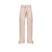 Roze Cargo Broek Pinko , Pink , Dames