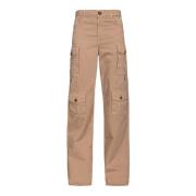 Straight Trousers Pinko , Beige , Dames