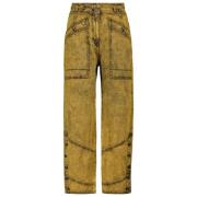 Dorado Marigold High-Waisted Jeans Ulla Johnson , Yellow , Dames