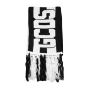 Zwart Grijs Sjaal Stijlvolle Mode Accessoire Gcds , Black , Heren