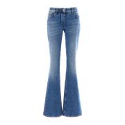 Uitlopende jeans Off White , Blue , Dames