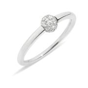 Elegante diamanten ring voor vrouwen Pomellato , Gray , Dames