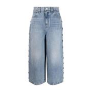 Studded Rapton Jeans Khaite , Blue , Dames