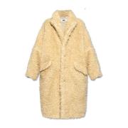 Oversized nepbontjas MM6 Maison Margiela , Beige , Dames