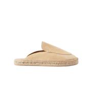 Beige Suede Espadrilles Scarosso , Beige , Heren