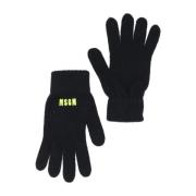 Msgm Gloves Black Msgm , Black , Dames