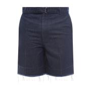 Denim Bermuda Shorts voor Heren Lanvin , Blue , Heren